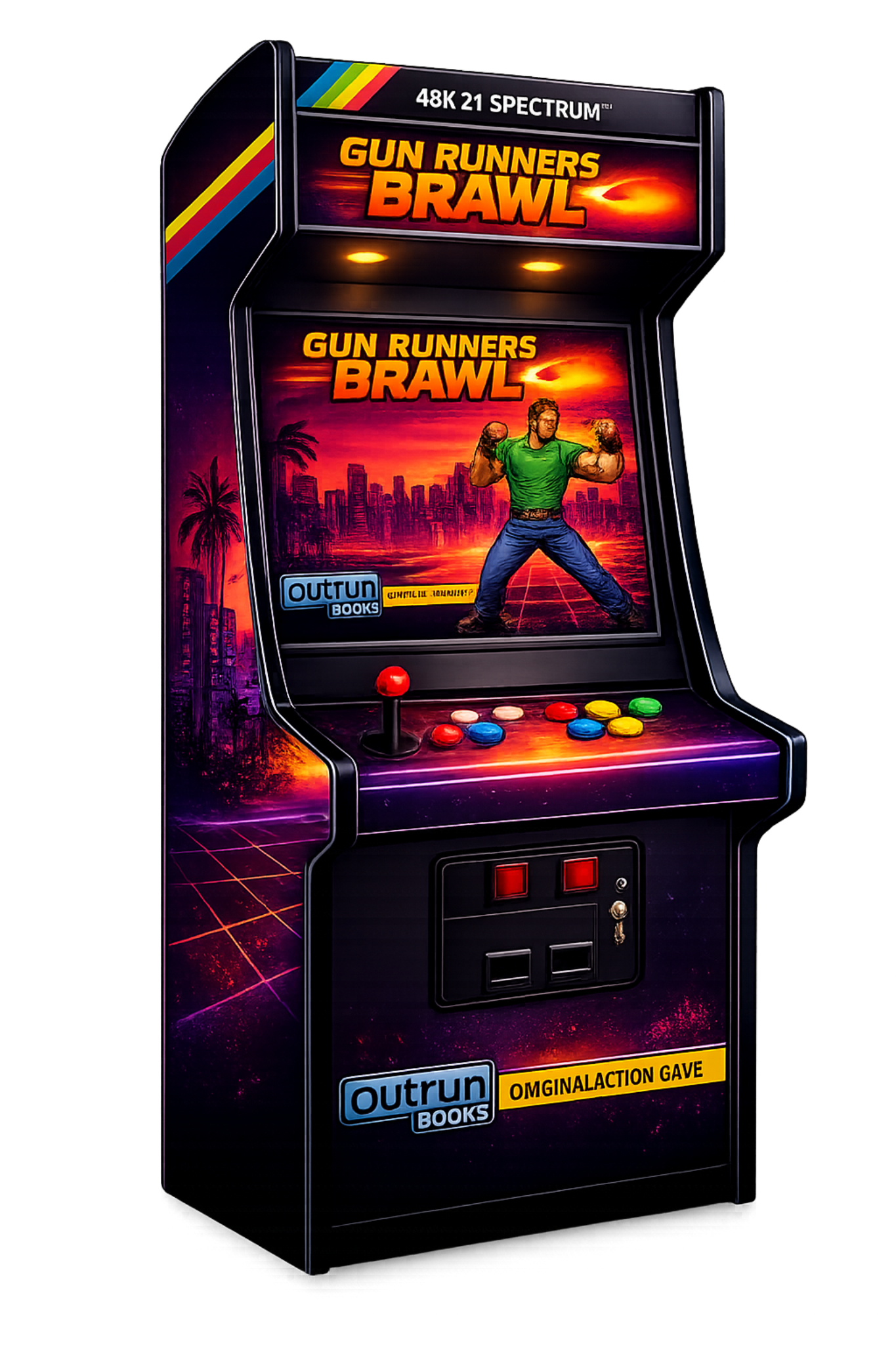 Gun Runners: Brawl arcade cabinet