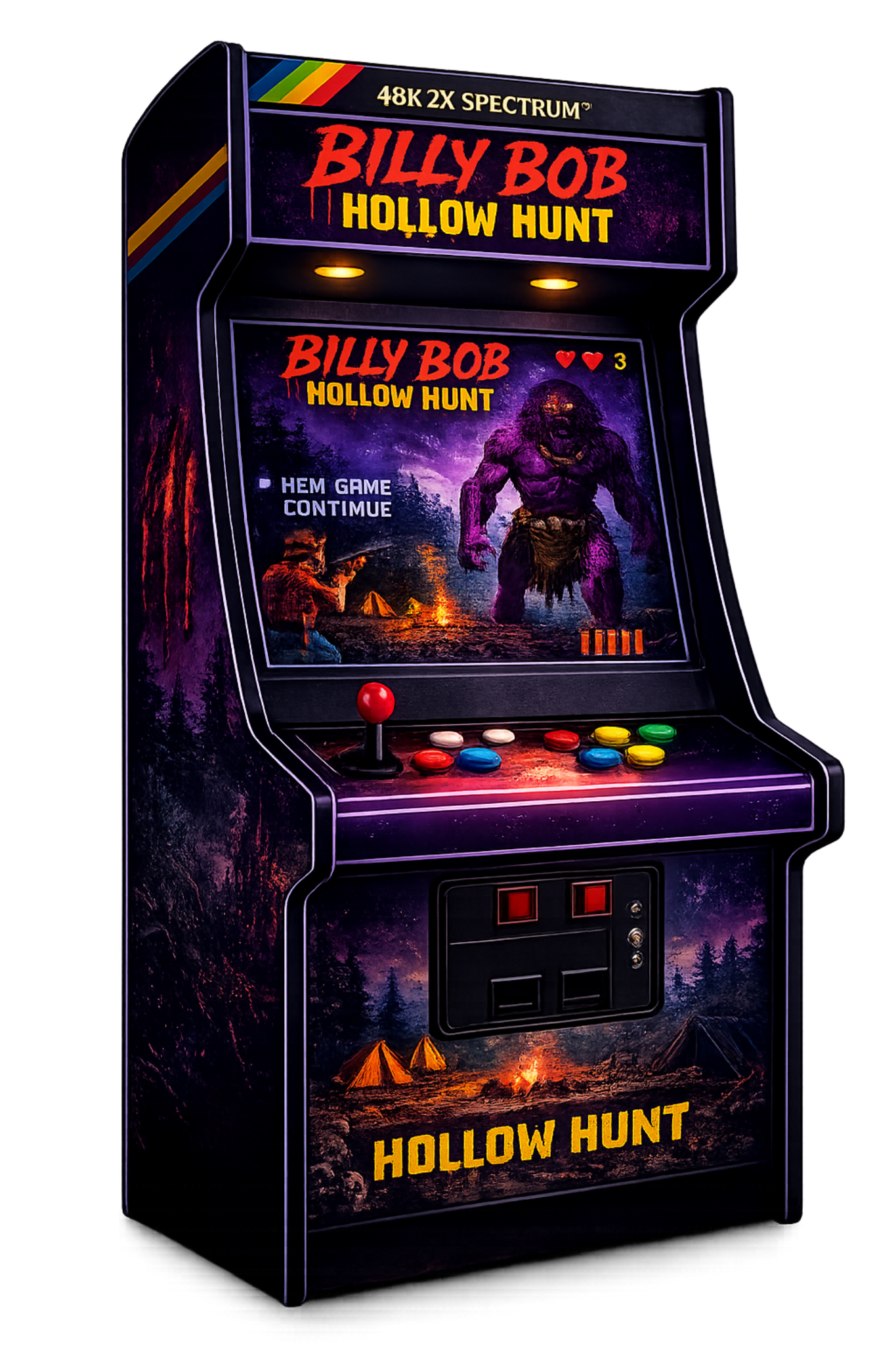 Billy Bob: Hollow Hunt arcade cabinet
