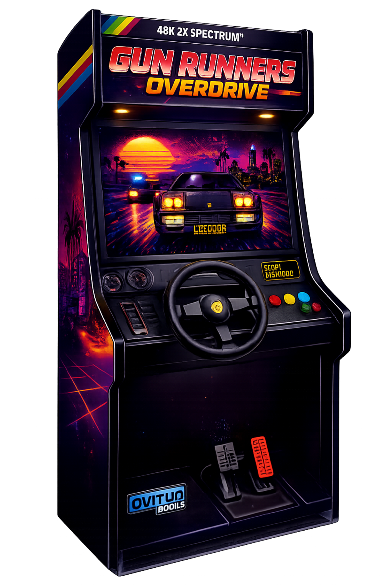 Gun Runners: Overdrive arcade cabinet