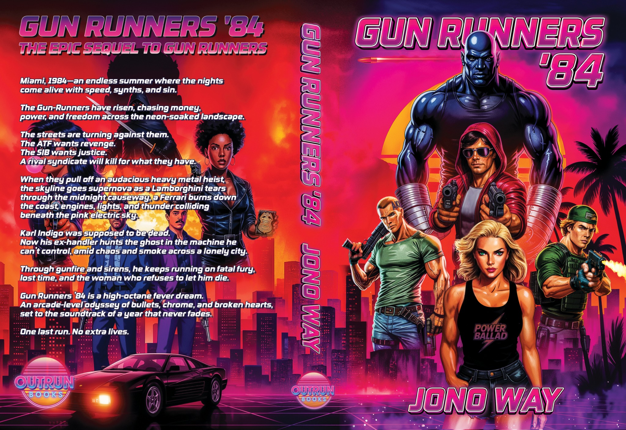 Gun Runners '84 wraparound cover